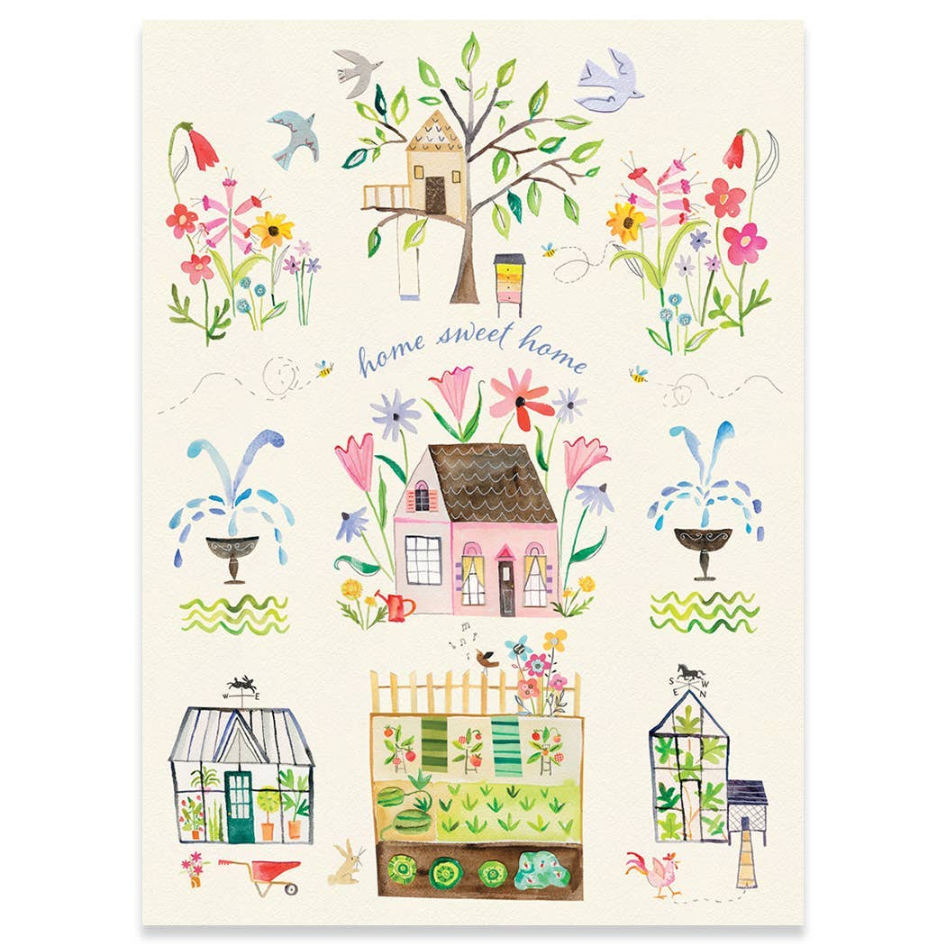 Summerology New Home Greeting Card