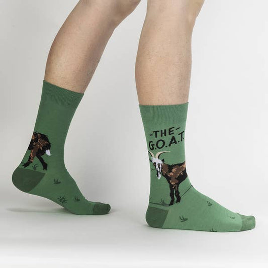 The G.O.A.T. Crew Socks