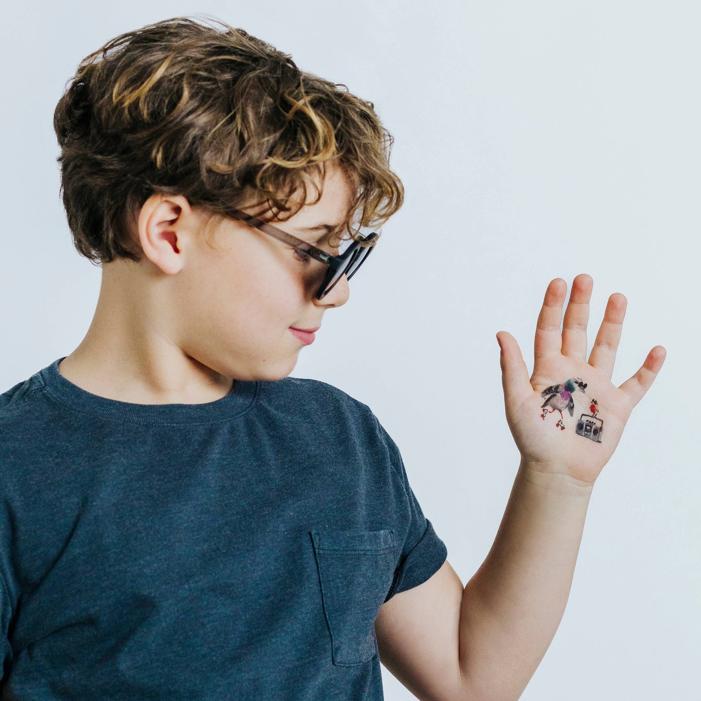 Skatin' City Pigeon Tattoo Pair