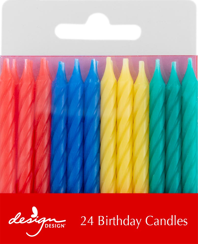 Primary Twist Stick Candles