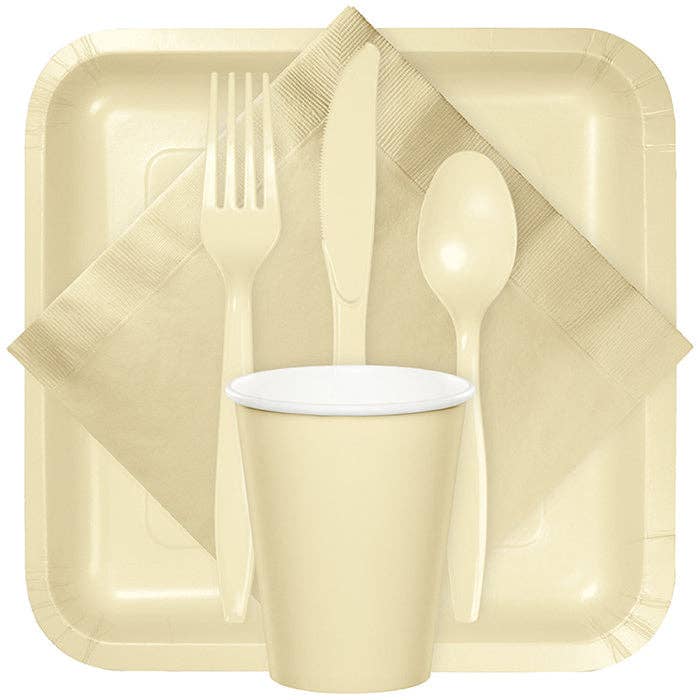 Ivory 9 oz Hot & Cold Paper Cups, 24/Pkg