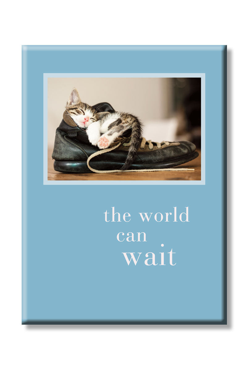 The World Can Wait magnet