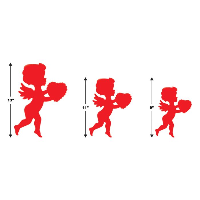 Packaged Printed Cupid Cutouts
