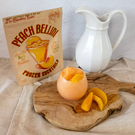 Peach Bellini Frozen Cocktail