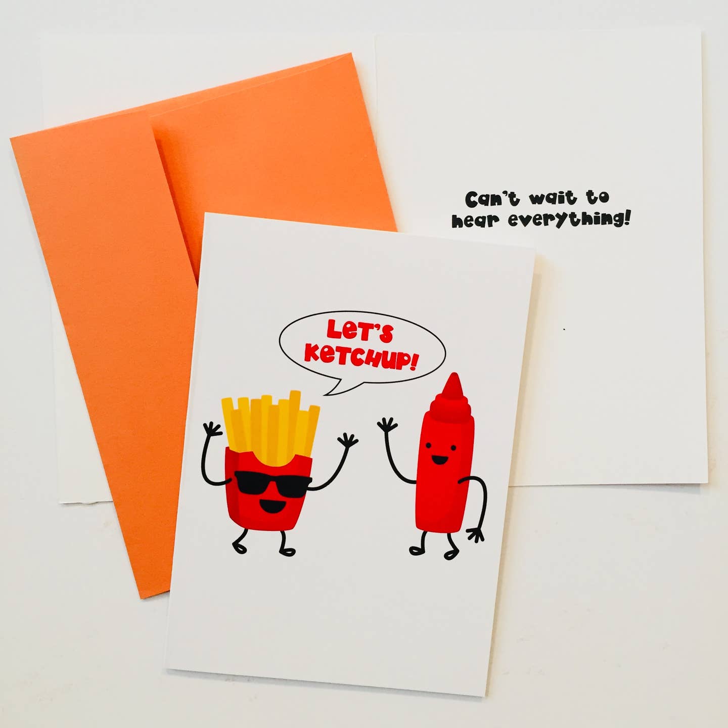 Let's Ketchup! Greeting Card