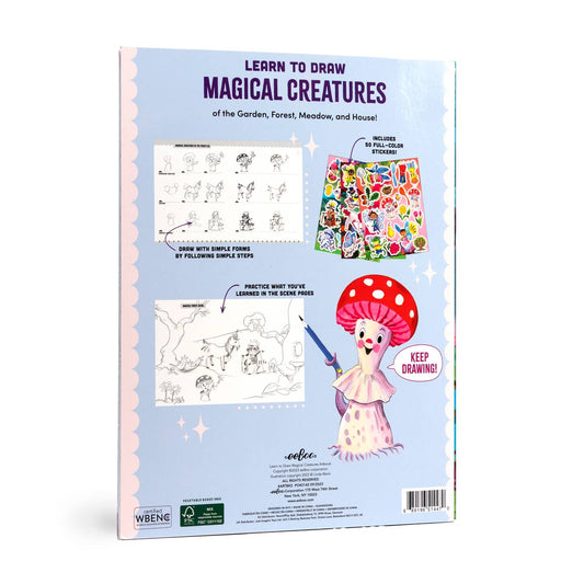 Learn To Draw Magical Creatures with Stickers