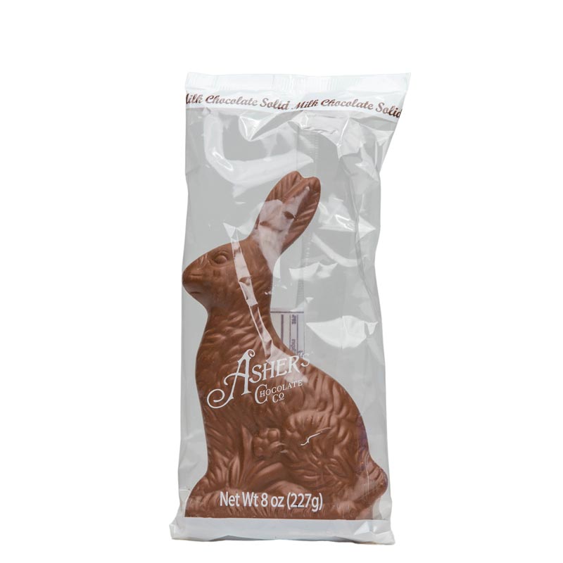 8oz. Sitting Rabbit β Solid Milk Chocolate