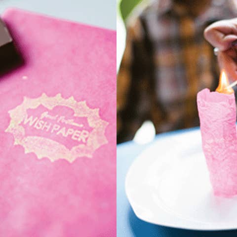 Wish Paper -Silver or Gold