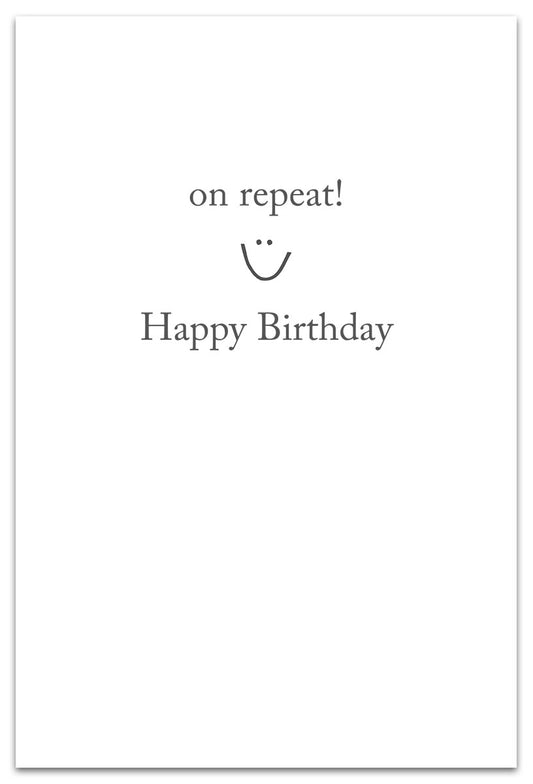 Vintage Record Player card