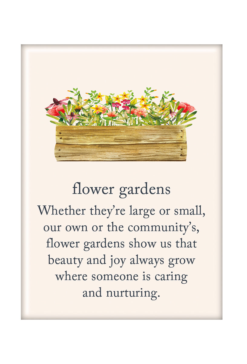 Flower Gardens magnet