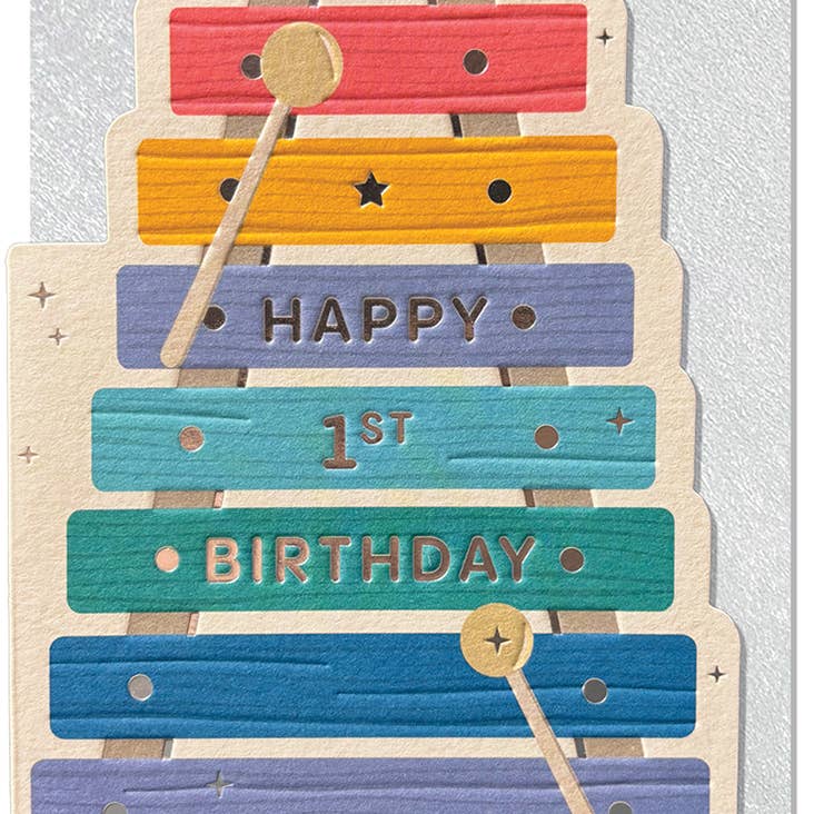 Xylophone Birthday Greeting Card