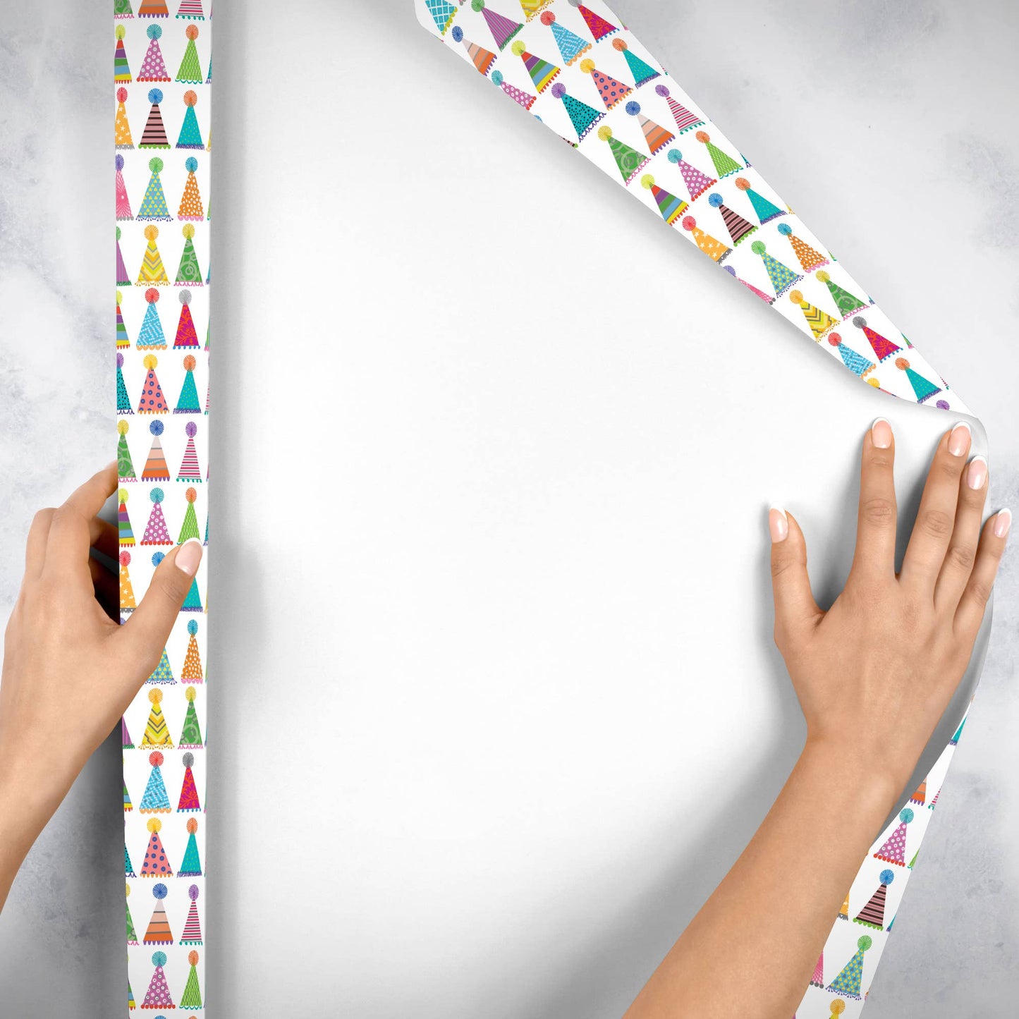 Party Hats Wrapping Paper