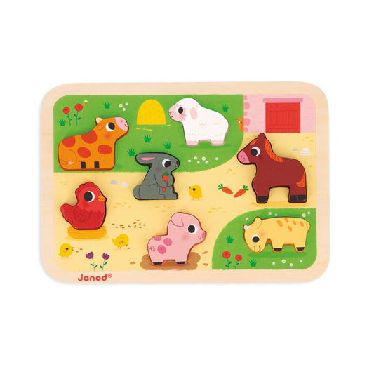 CHUNKY PUZZLE | THE FARM | 7 STAND-ALONE PIECES