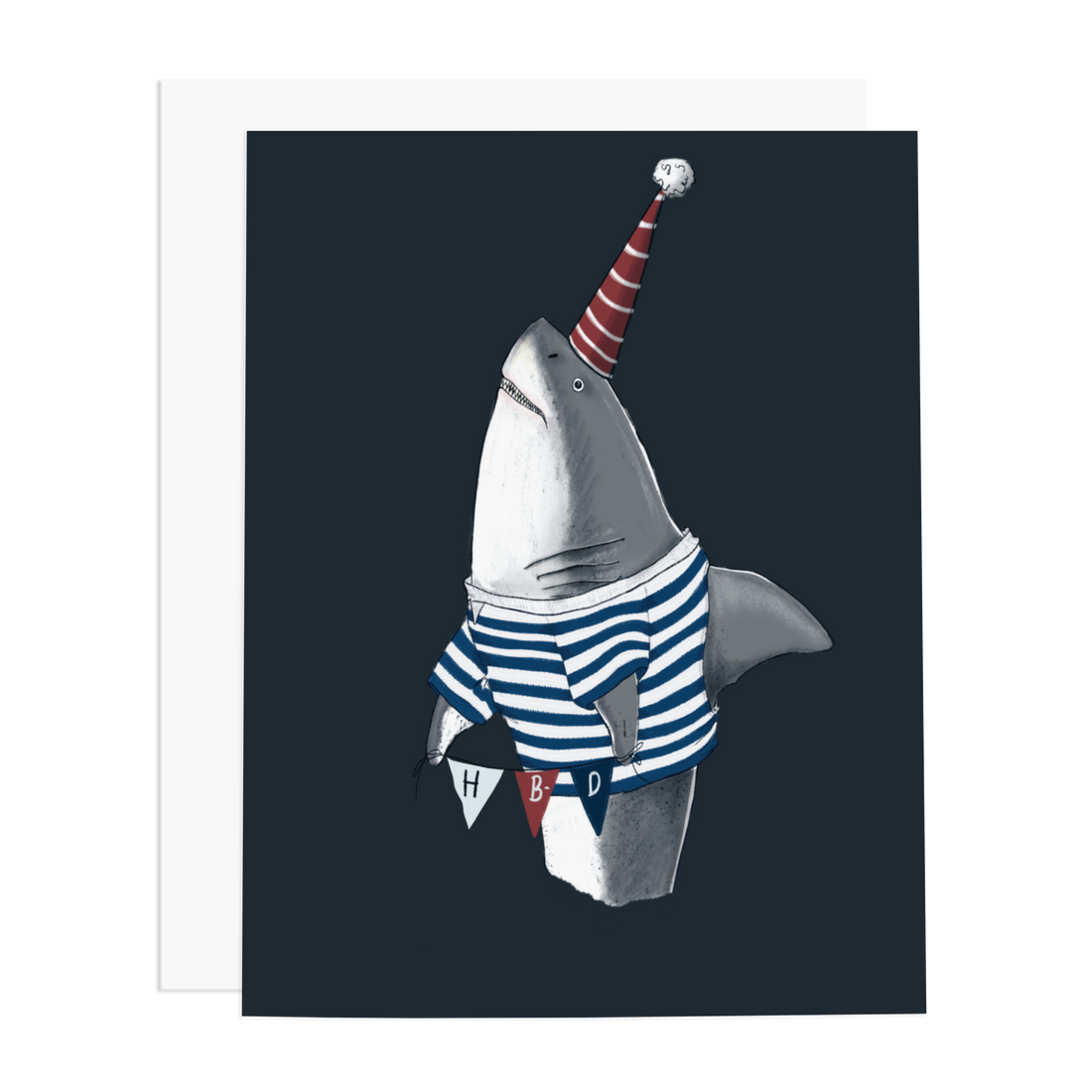 Shark Happy Birthday Greeting Card