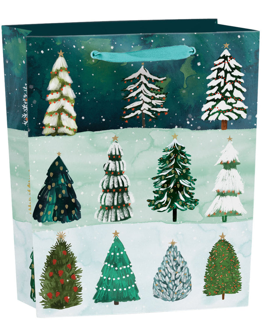 Festive Trees Medium Gift Ba