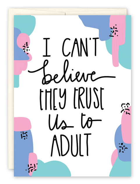 To Adult Greeting Card