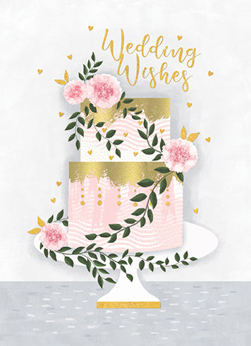 WEDDING WISHES Greeting card