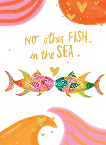 NO OTHER FISH greeting card