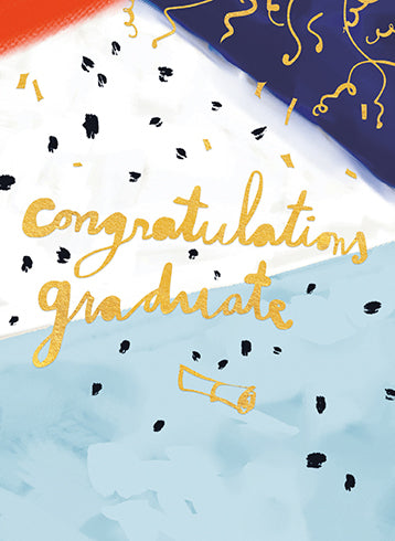 GRAD BRUSHY Graduation Card