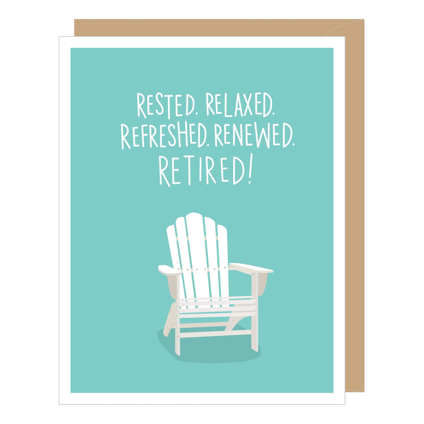 Adirondack Chair Retirement Congratulations Card