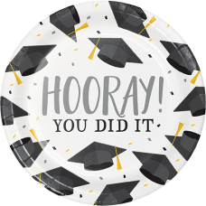 Graduation Fun - Hooray Dessert Plates