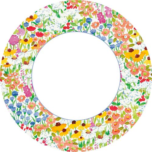Primavera Paper Dinner Plates -package of 8