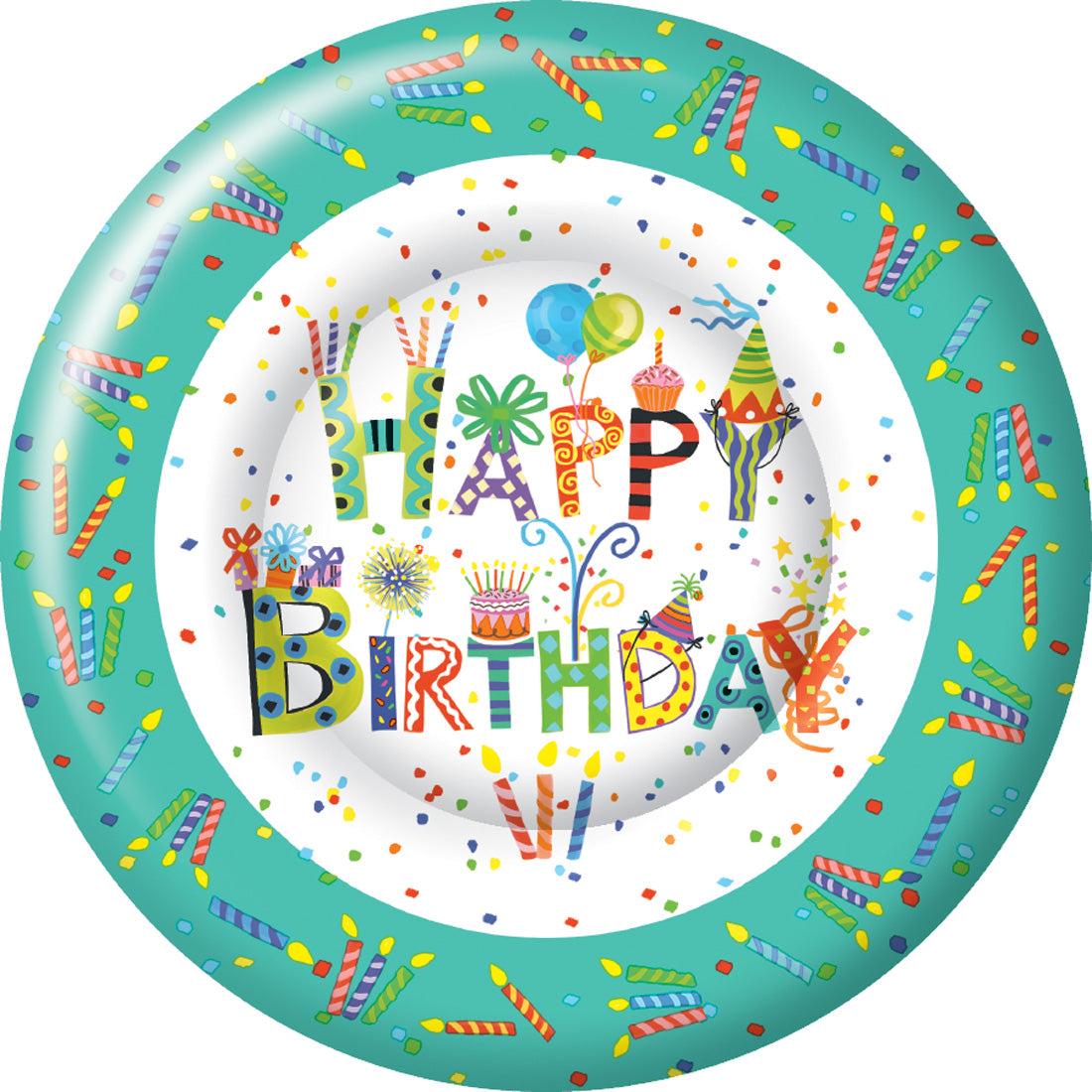 Happy Day Dessert Plate