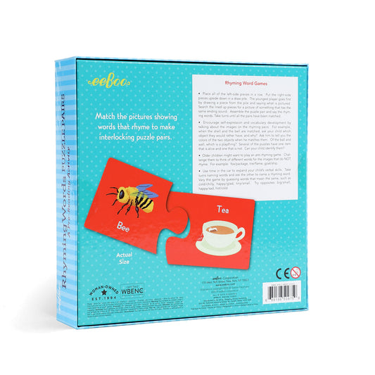 Rhyming Puzzle Pairs