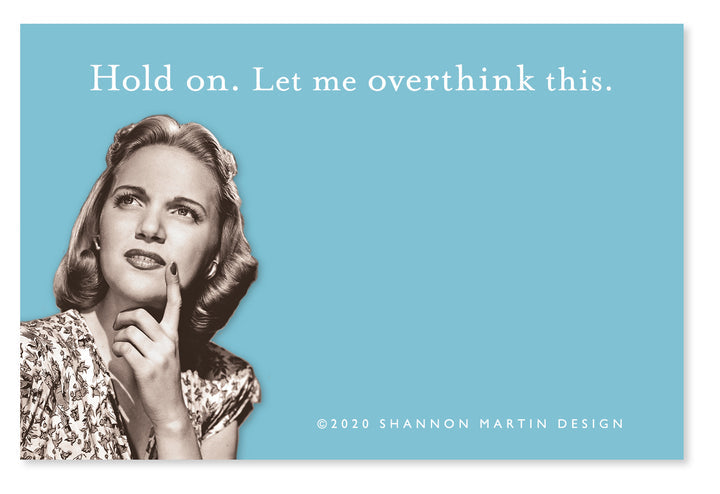 Let Me Overthink This Sticky Note