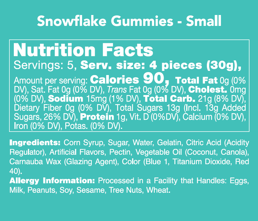 Snowflake Gummies