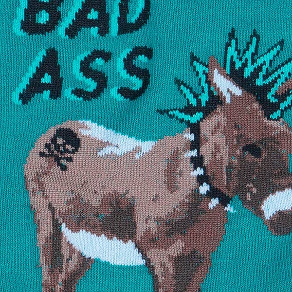 A Real Bad Ass Men's Crew Socks