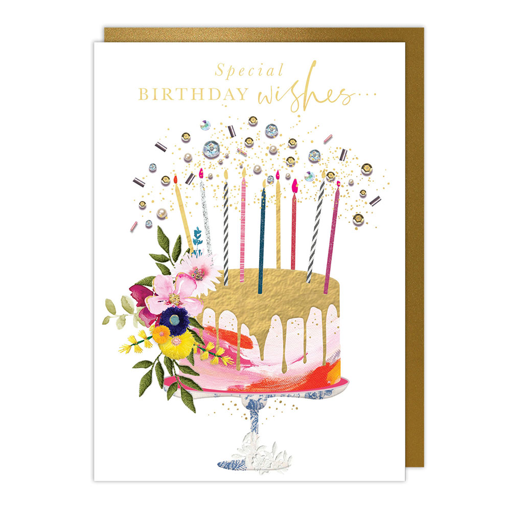 Candles Cake Birthday Card