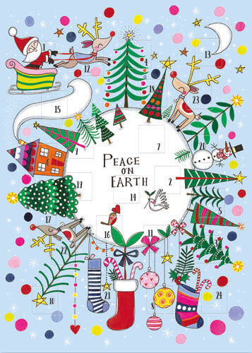 Peace Earth Advent Card