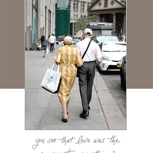Looking Back Over A Lifetime - Greeting Card