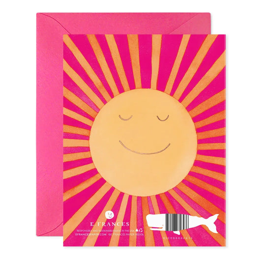 Run Around the Sun Birthday Greeting Card
