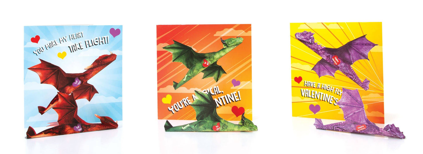 Flying Dragons Valentines