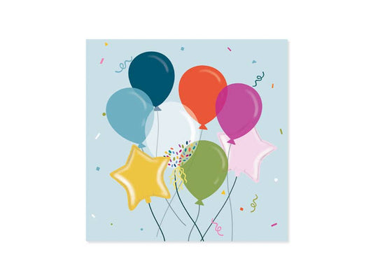 Party Balloons Birthday Pop-Up Greeting Card