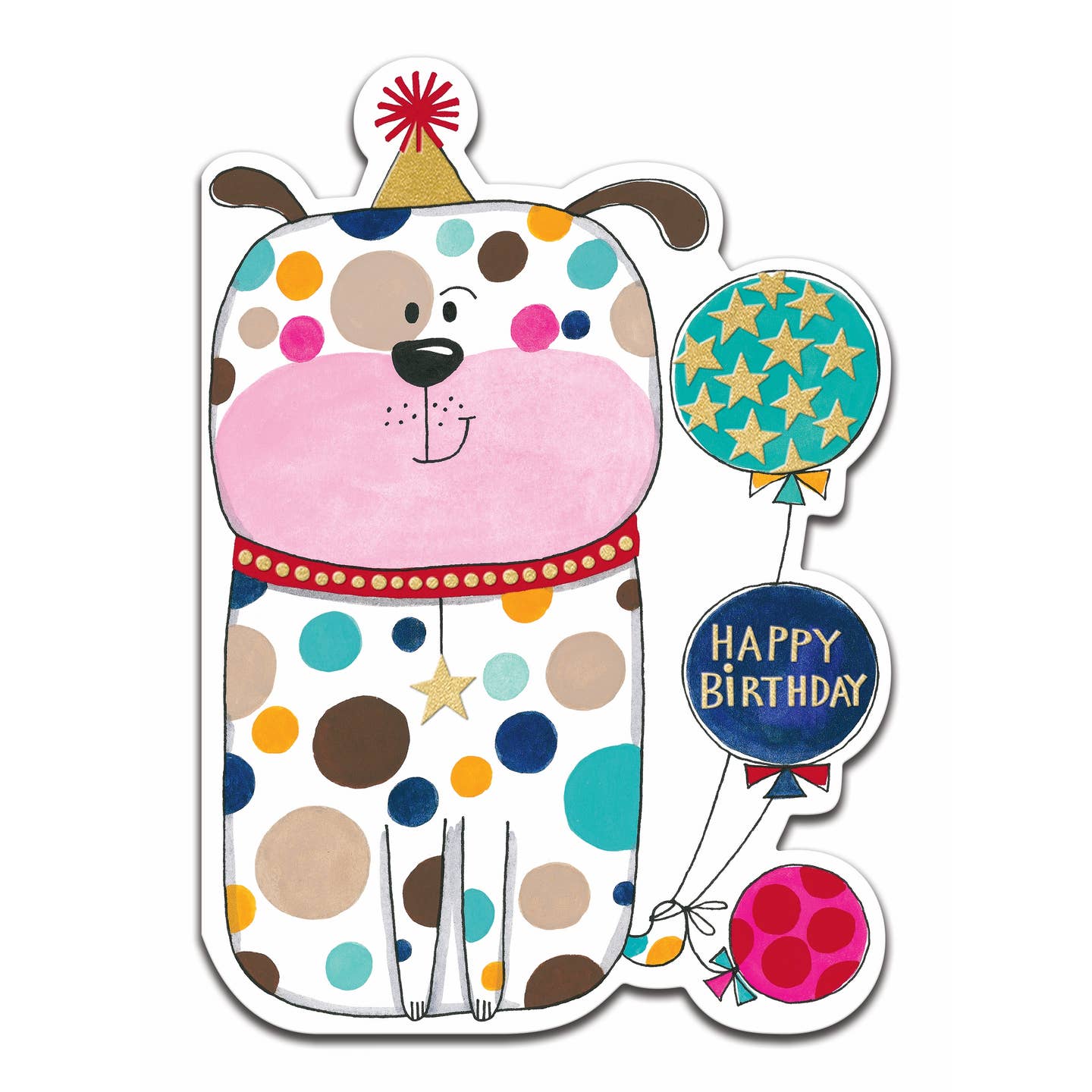 Birthday Children Dog Greeting Card