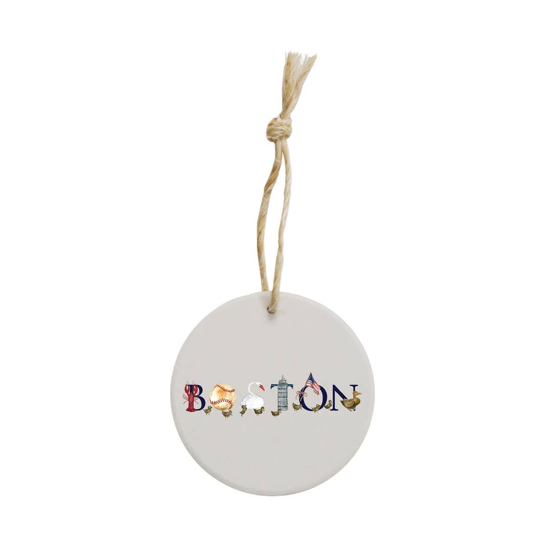 Boston Marathon Ornament