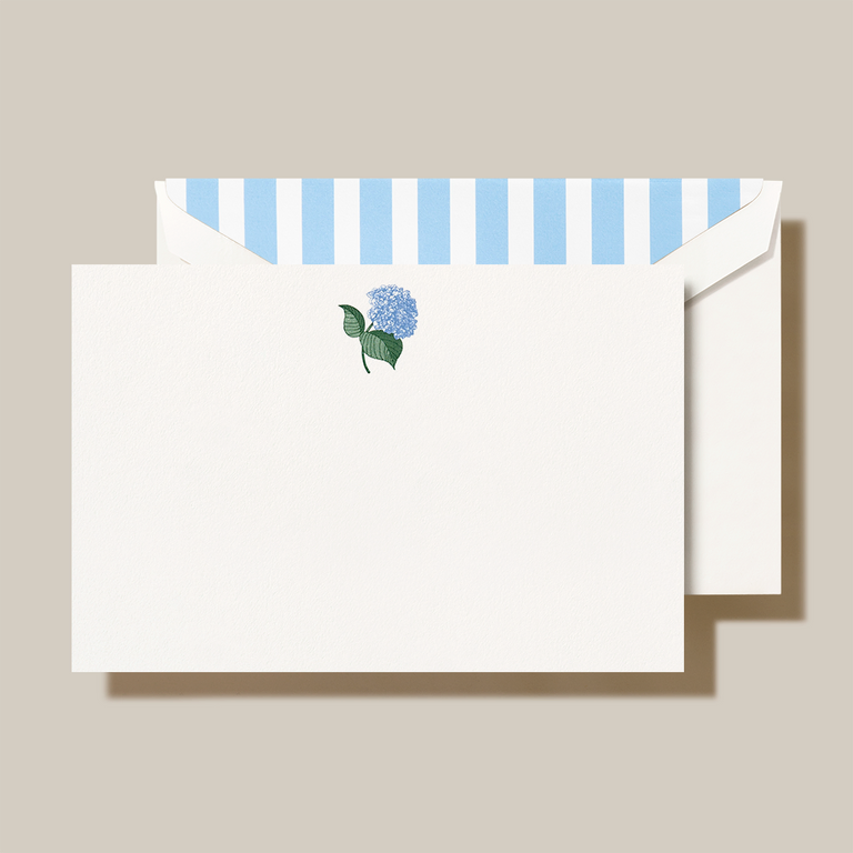 Blue Hydrangea Card