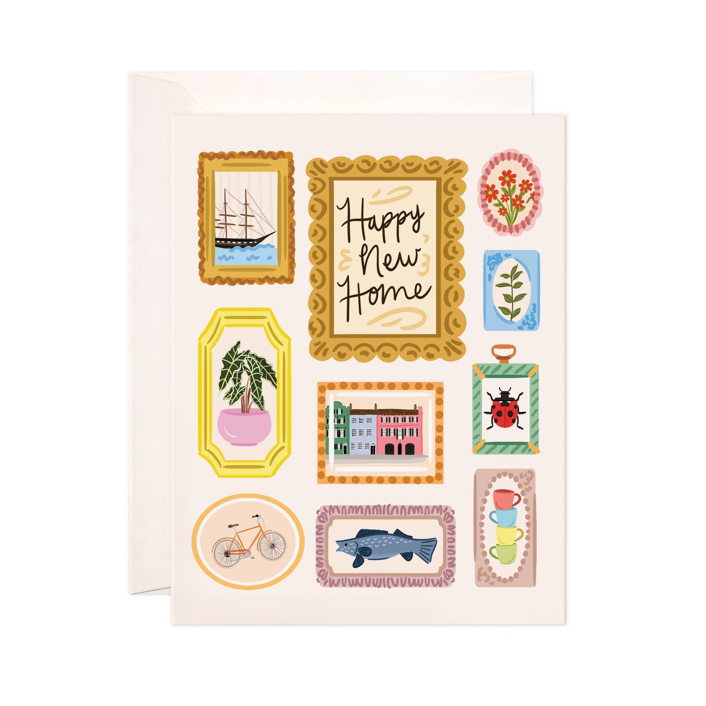 New Home Frames Greeting Card - Housewarming Gift