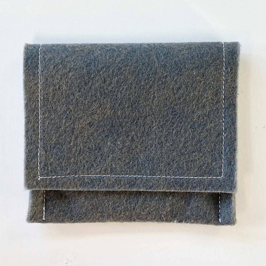 Early Hydrangea - Pocket Mirror with Wool-Felt Pouch