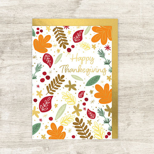 Thanksgiving Fall Greeting Card