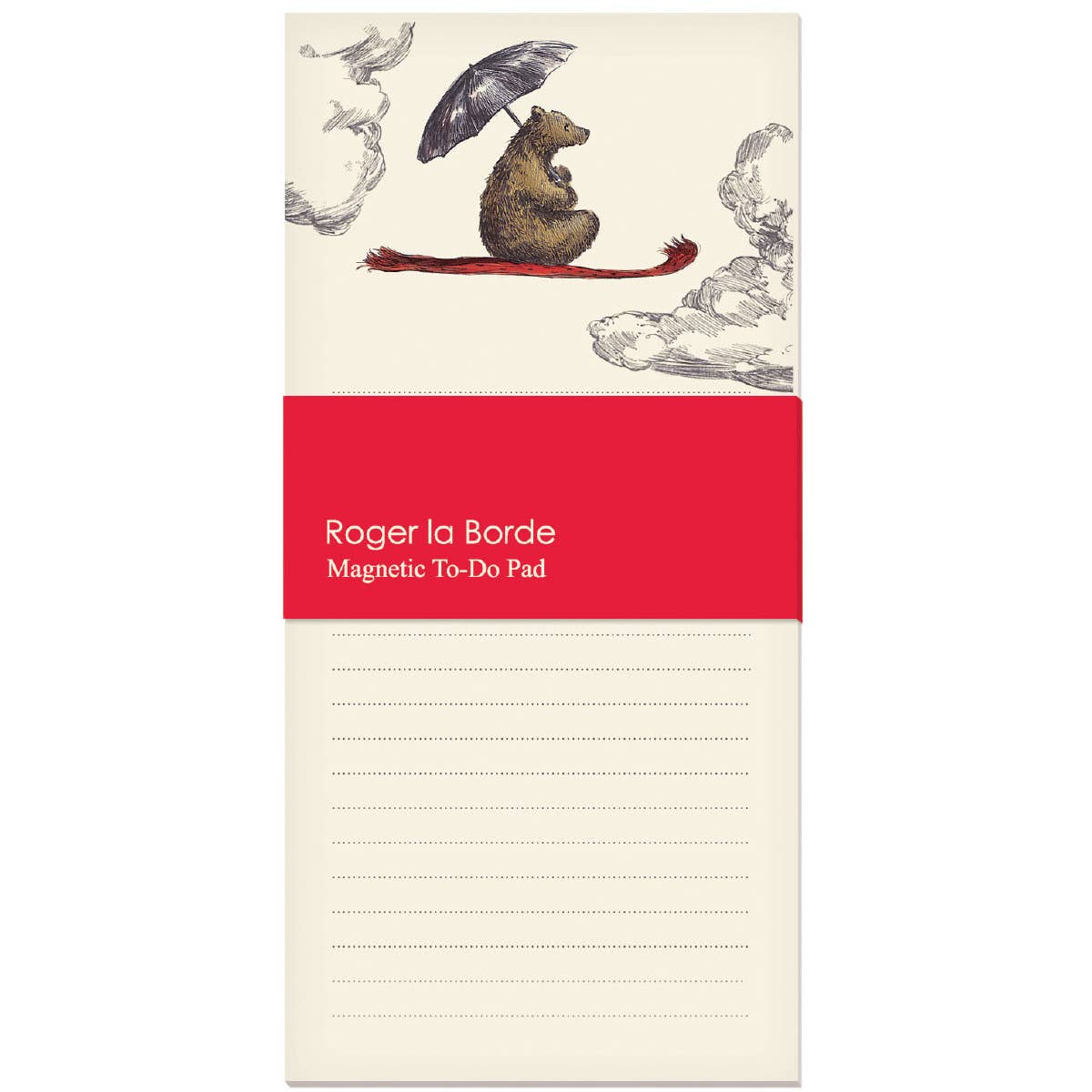 Flying Bear Magnet Notepad