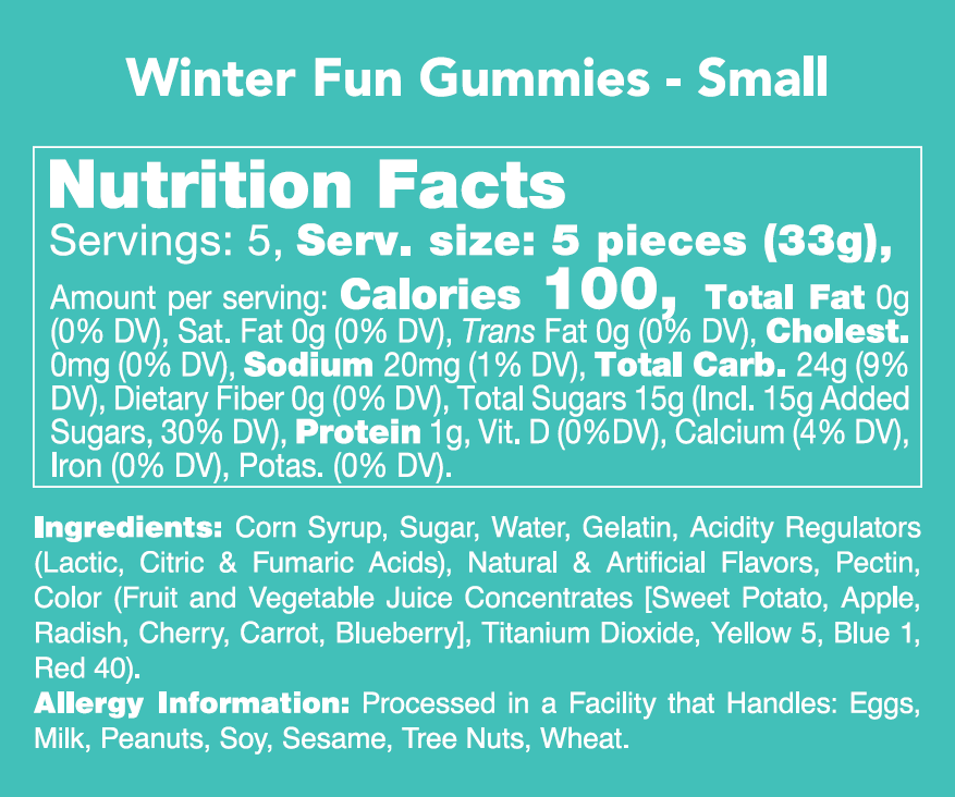 Winter Fun Gummies