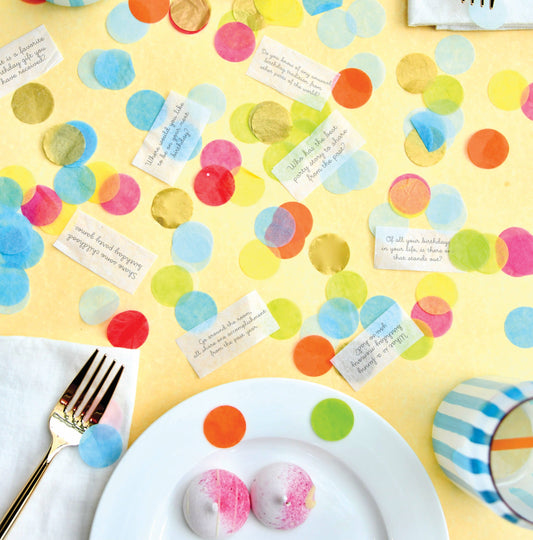 Confetti Talk Conversation Table Sprinkles - Kids