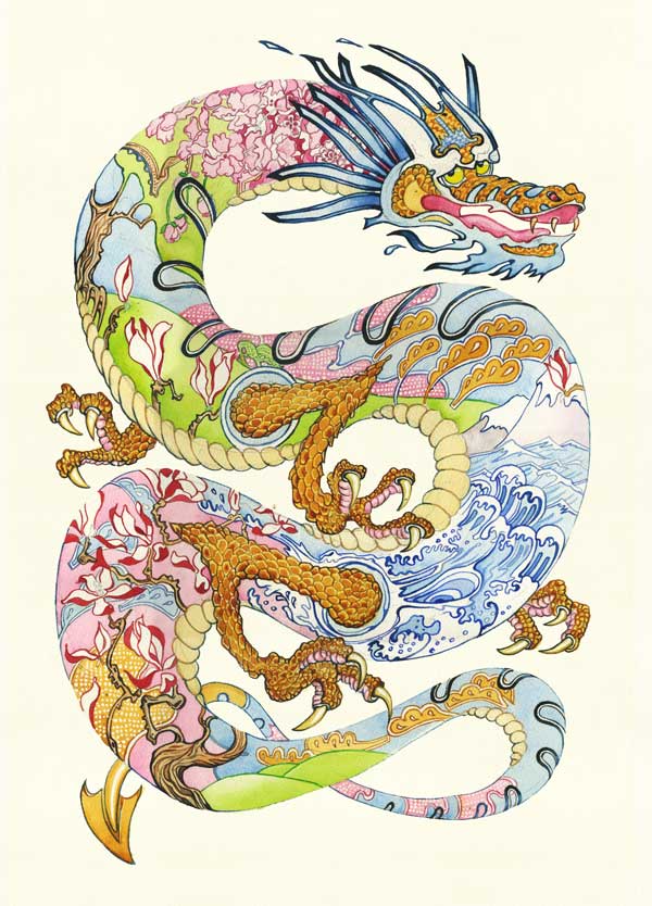 Dragon Greetings Card