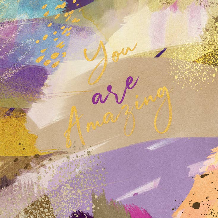 Amazing Thank You Greeting Card 4.5 X 6.25"