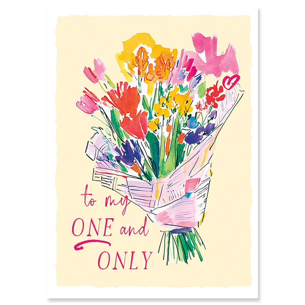 Bouquet Anniversary Greeting Card