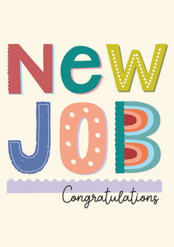 New Job Congratulations Greeting Card